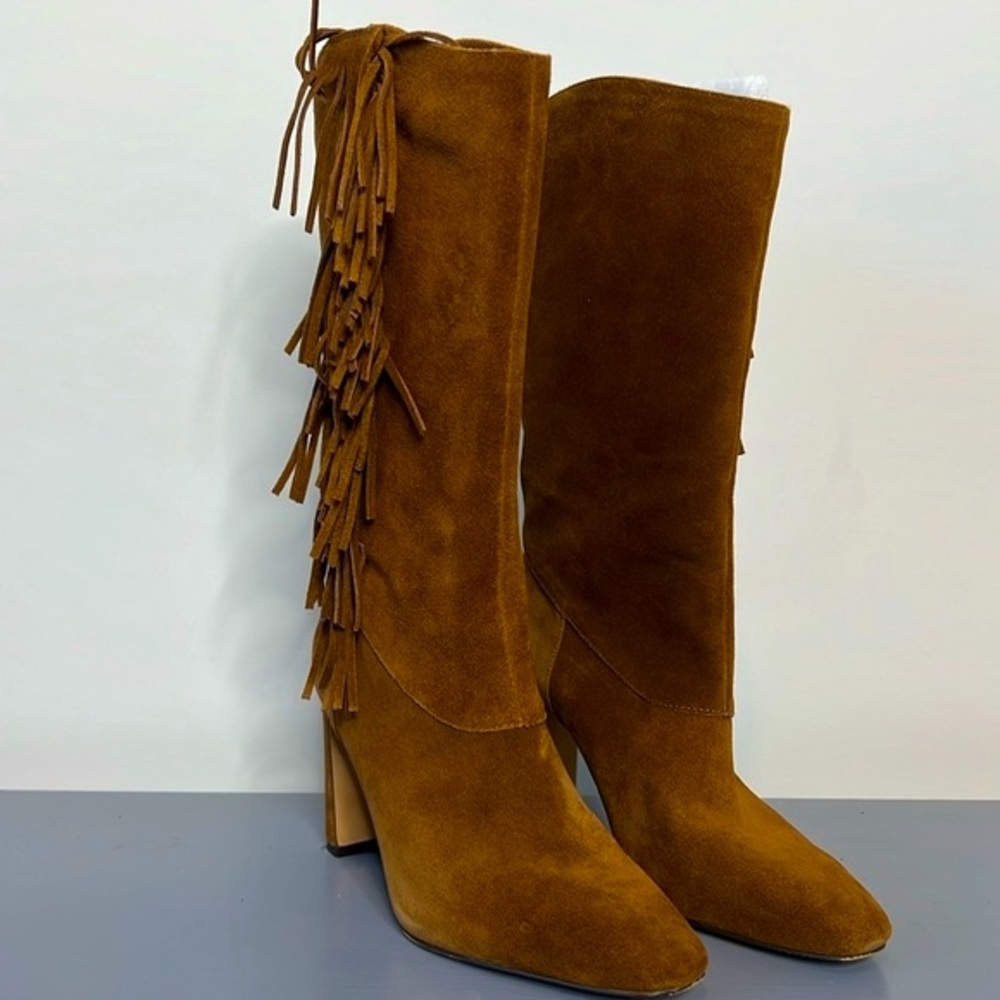 Vince Camuto VC-Sterla boots in Vintage Brown Verona, size 8 1/2 - Picture 2 of 6